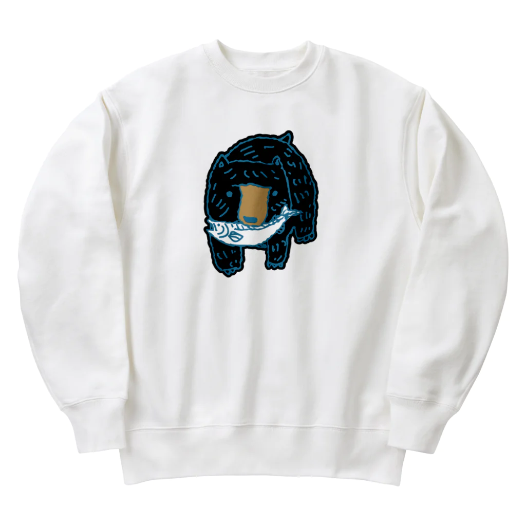 テクテクと。イラスト部のキムンカムイくん Heavyweight Crew Neck Sweatshirt