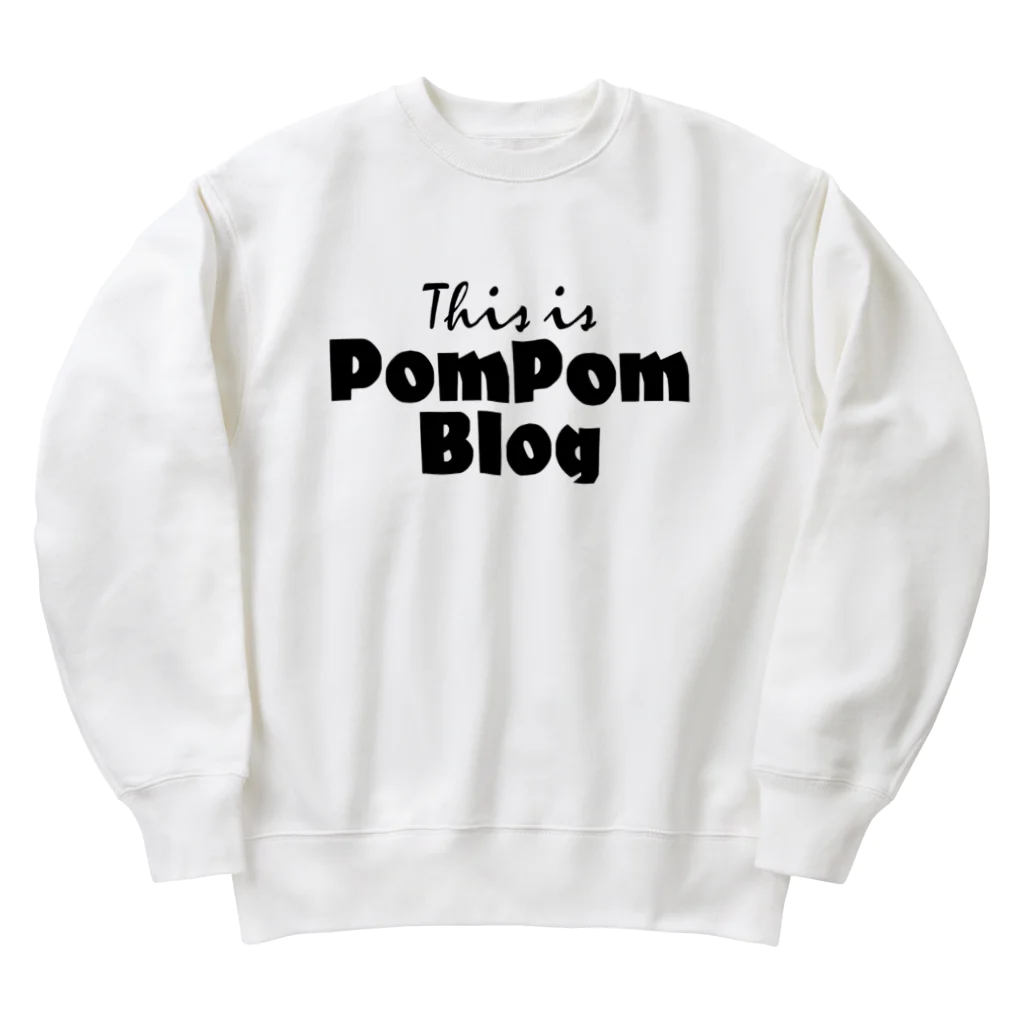 mf@PomPomBlogのMutant Pom Pom Blog Logo ヘビーウェイトスウェット