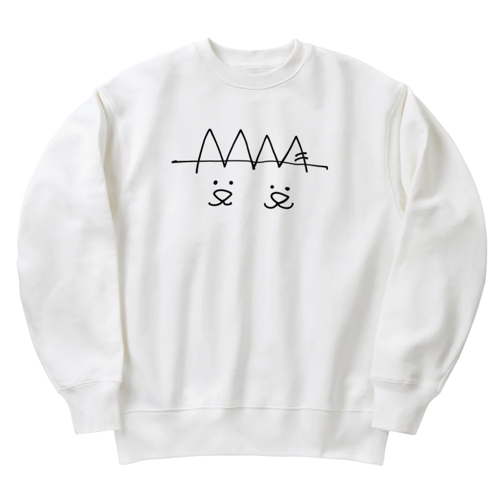 みさきアニマルすまいるの【えむえむマーク】ヘビーウエイトスウェット Heavyweight Crew Neck Sweatshirt