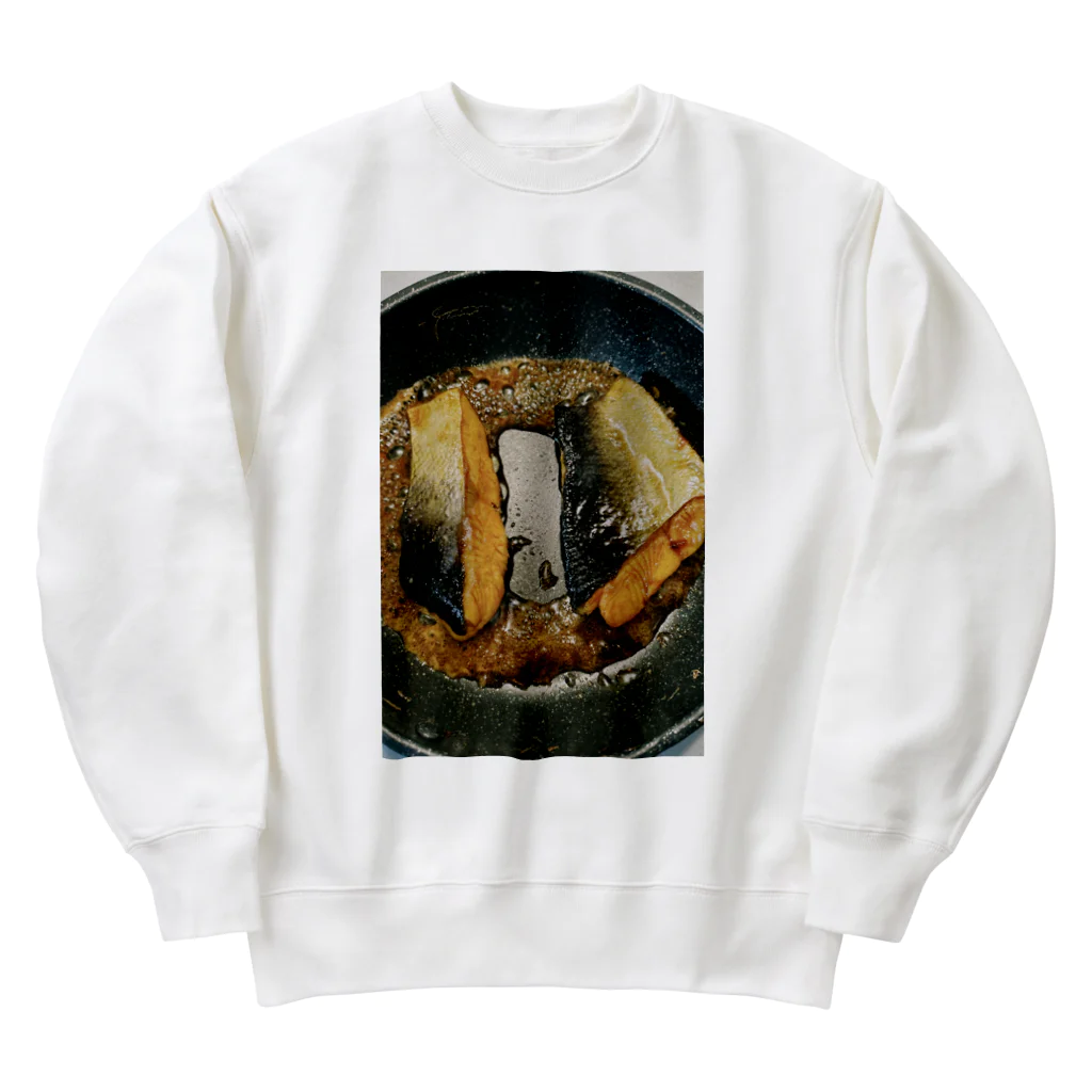 mybird_midoriの鮭 Heavyweight Crew Neck Sweatshirt