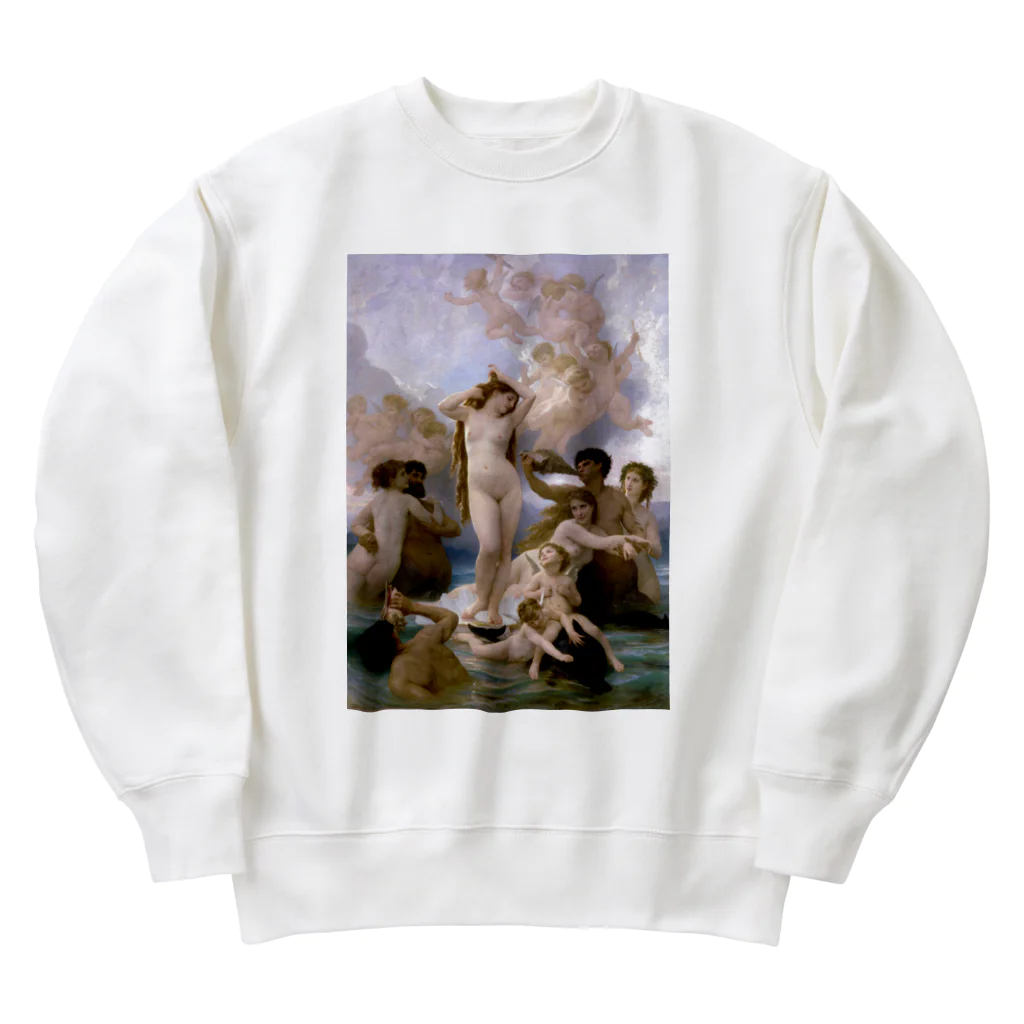 世界美術商店のヴィーナスの誕生 / The Birth of Venus Heavyweight Crew Neck Sweatshirt