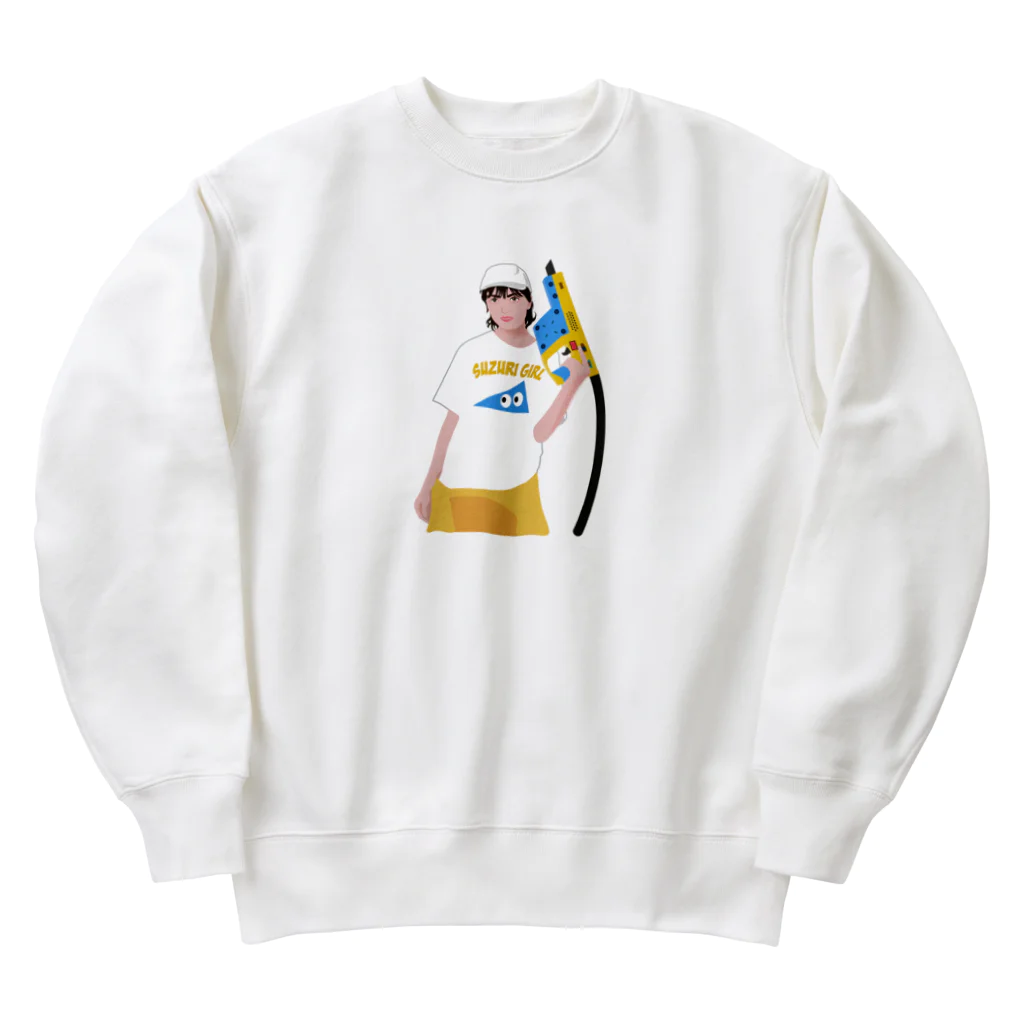 キッズモード某のスズリガール Heavyweight Crew Neck Sweatshirt