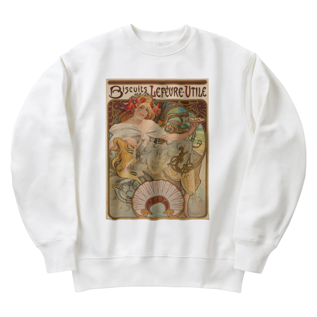 世界美術商店のルフェーヴル=ユティル・ビスケット / Biscuits Lefèvre-Utile Heavyweight Crew Neck Sweatshirt