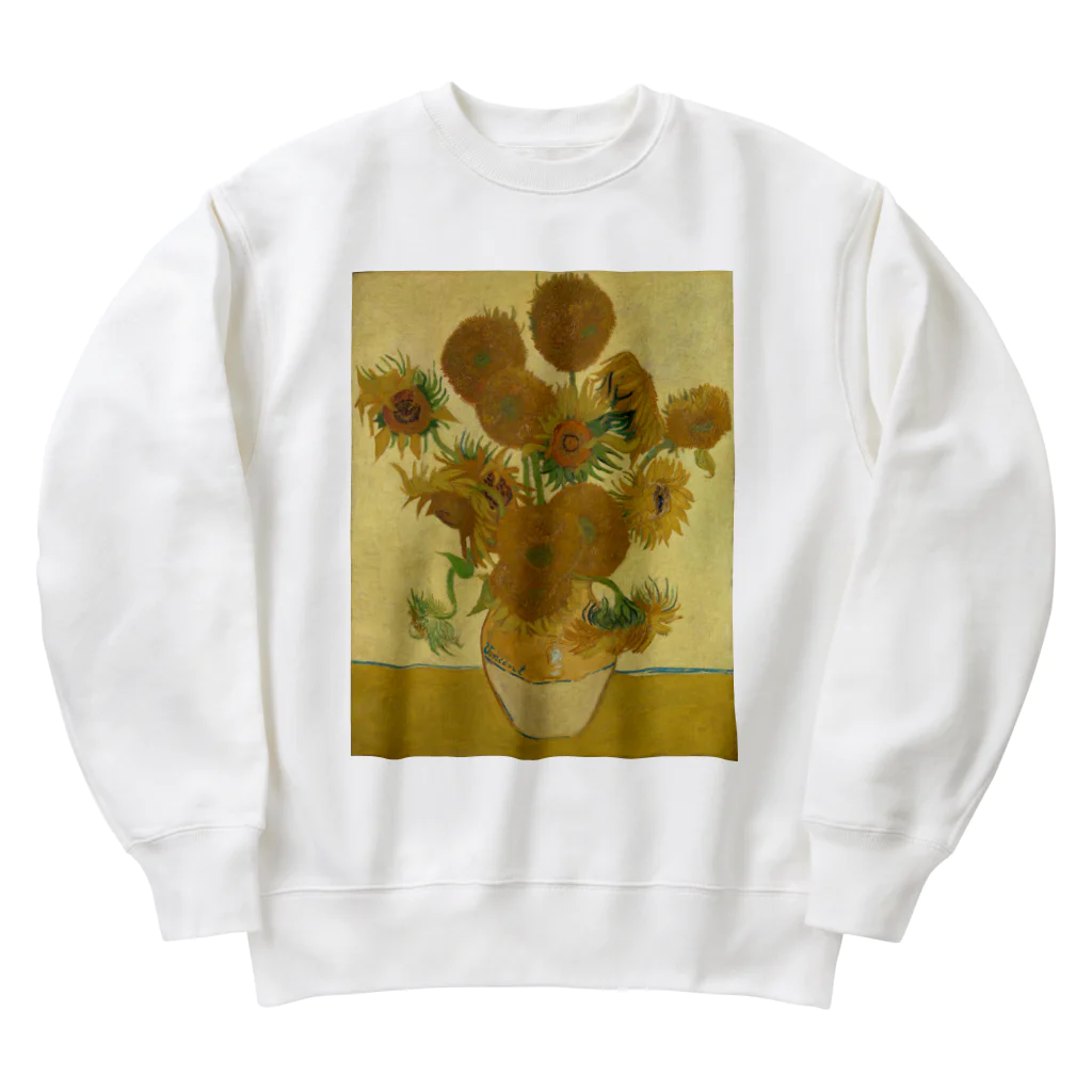 世界美術商店のひまわり / Sunflowers Heavyweight Crew Neck Sweatshirt