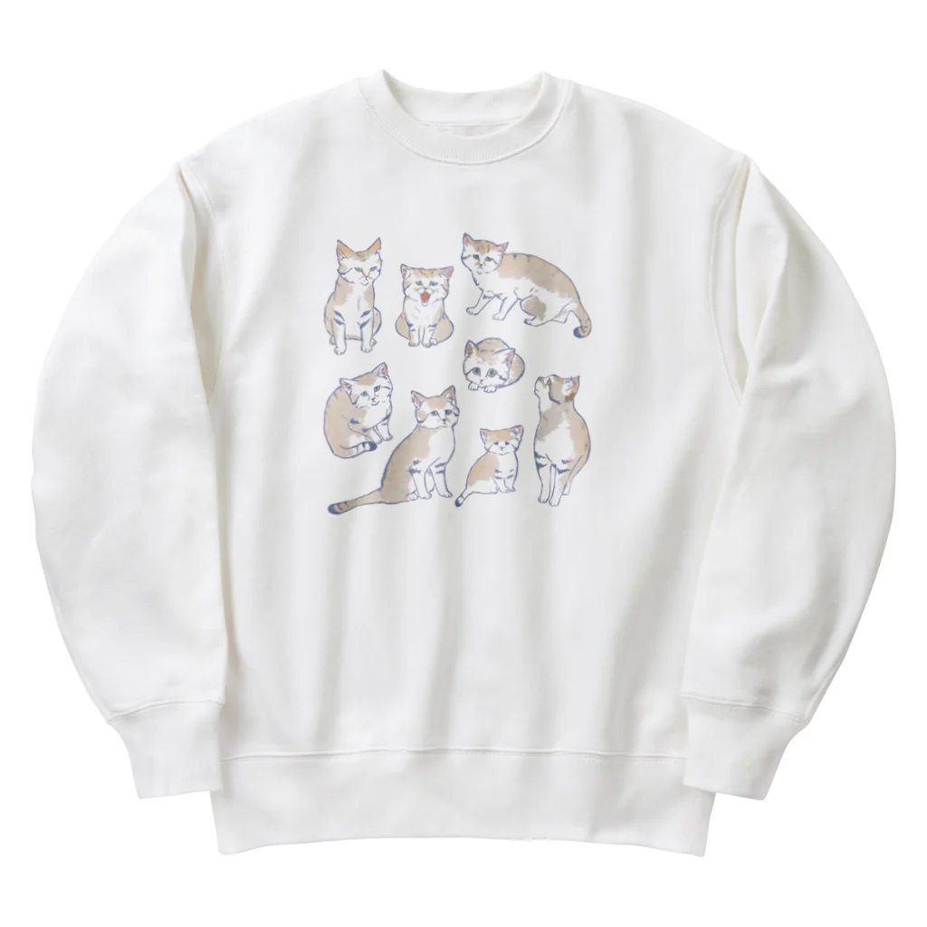 はるさめ商店のスナネコ Heavyweight Crew Neck Sweatshirt