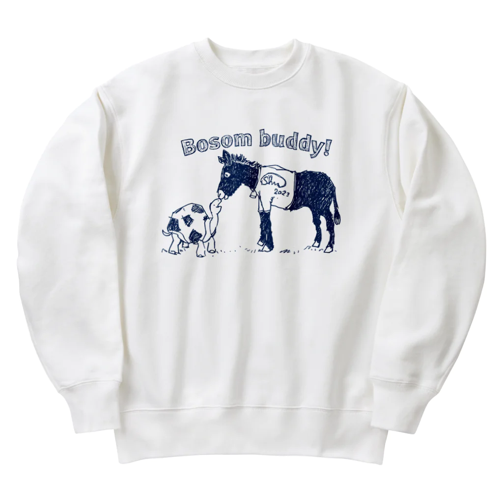 まつもトイズのロバ君とカメさん Heavyweight Crew Neck Sweatshirt