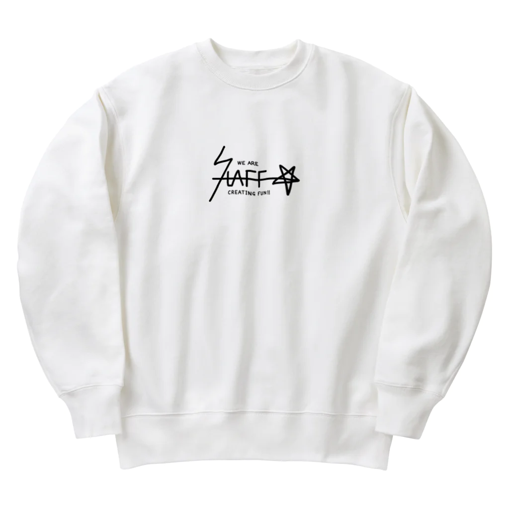 Haruhiyo.works - うらかたしょっぷのStAFF⭐︎ WE ARE CREATING FUN!! Heavyweight Crew Neck Sweatshirt