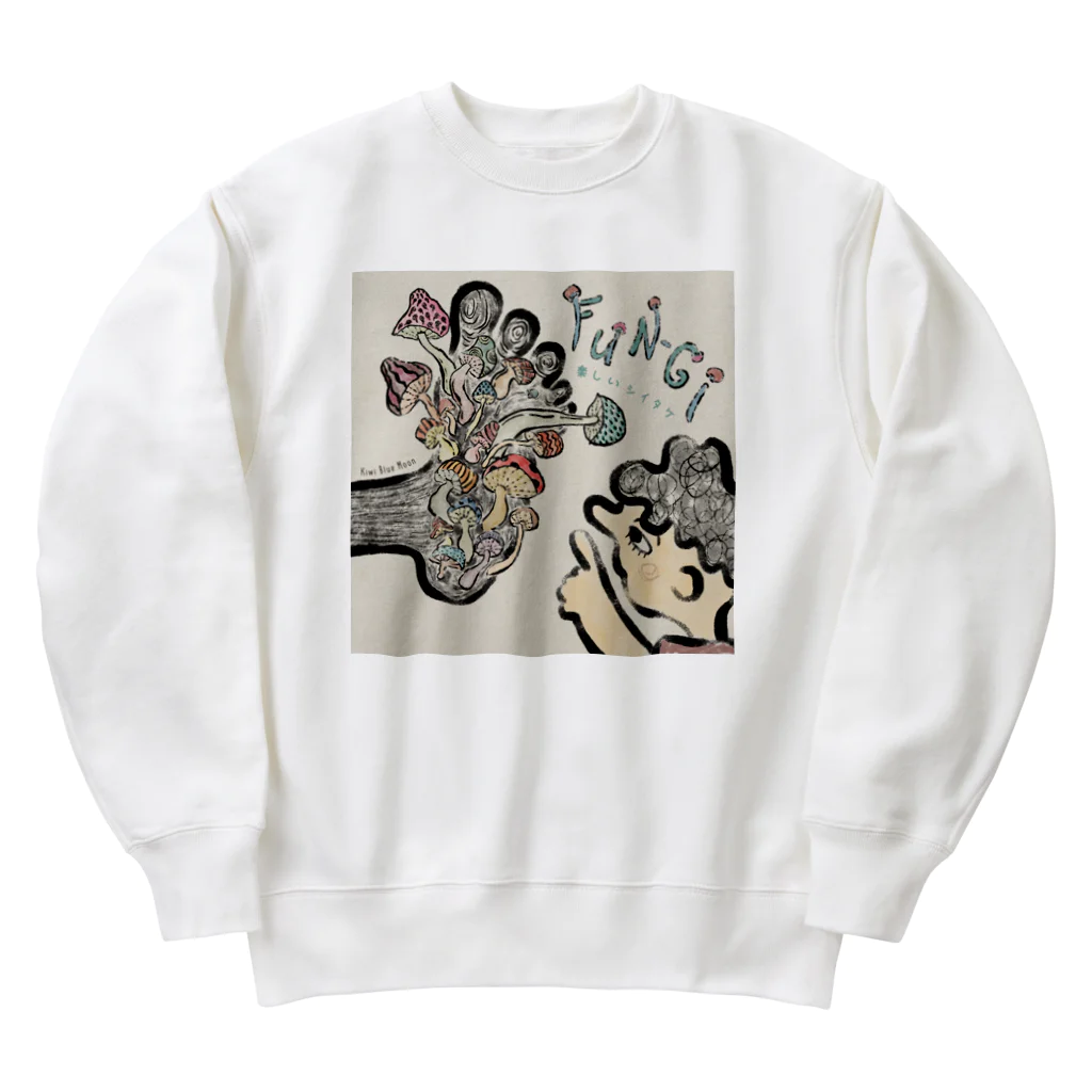 Once in a Kiwi Blue MoonのFun-gi (楽しいシイタケ) Heavyweight Crew Neck Sweatshirt