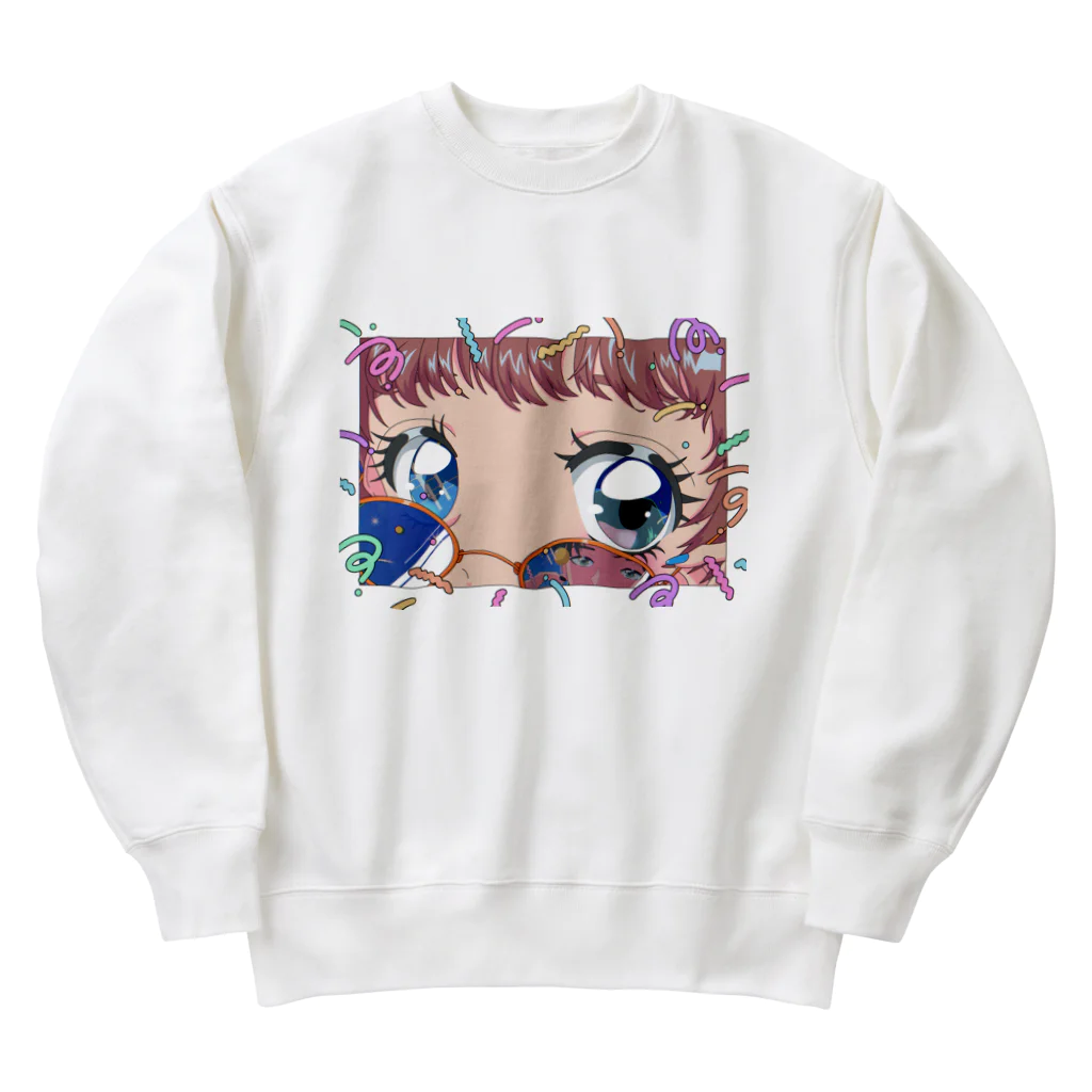 ねむるちゃんランドの太陽よりも君が眩しい Heavyweight Crew Neck Sweatshirt