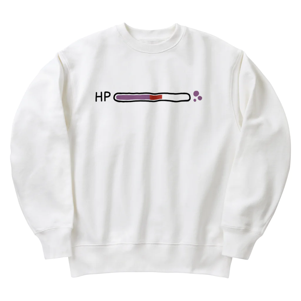 ぷにおもちSHOPのHPバー どく Heavyweight Crew Neck Sweatshirt