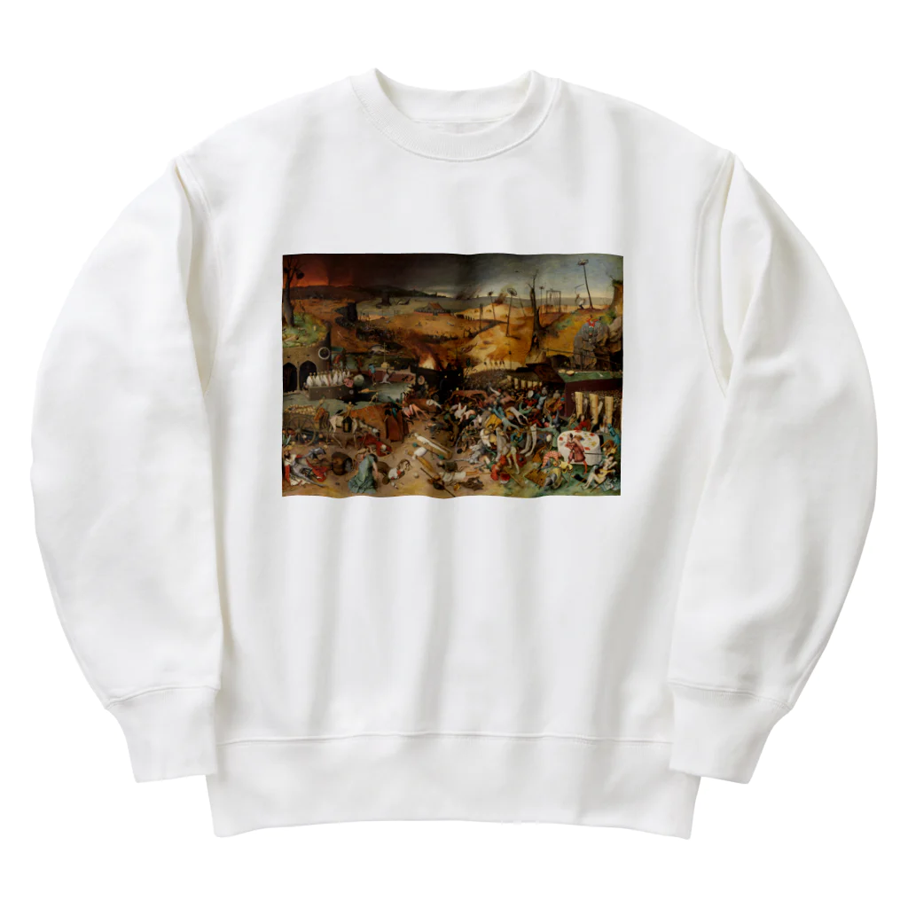 世界美術商店の死の勝利 / The Triumph of Death Heavyweight Crew Neck Sweatshirt