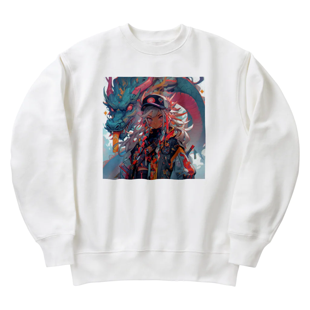 ヤマトナデシコの大和撫子 Heavyweight Crew Neck Sweatshirt