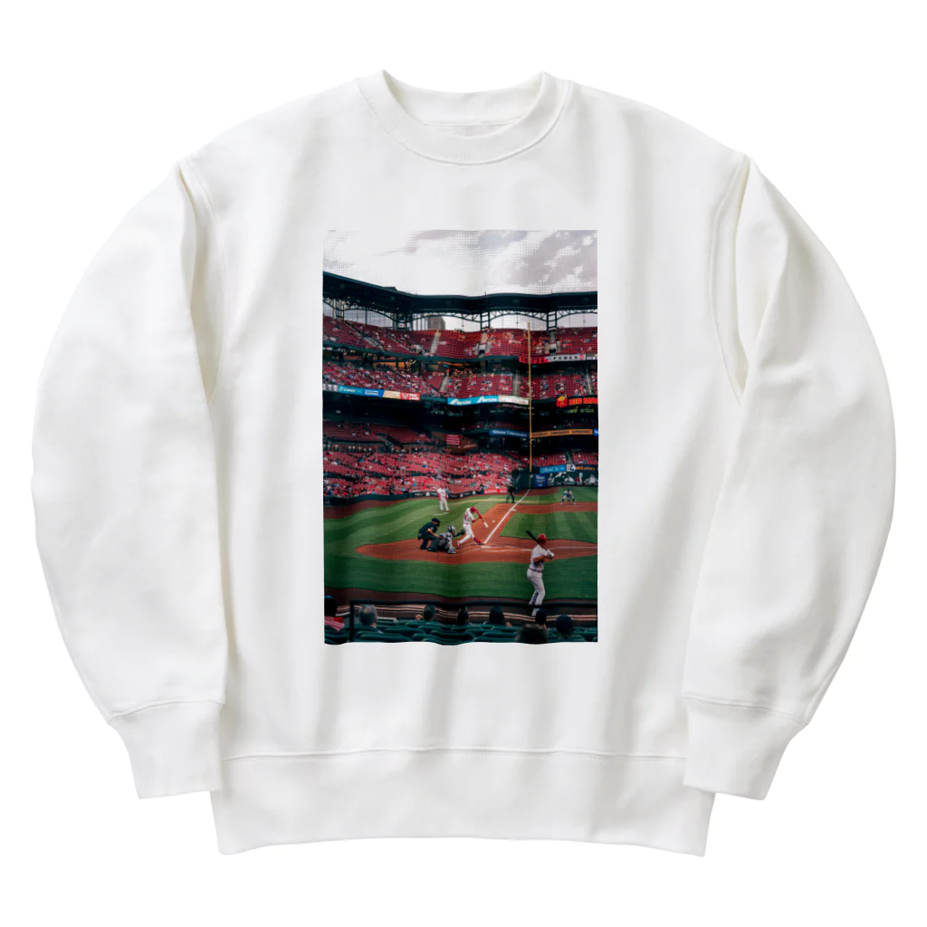 ラーメンマッスルショップのラーメンマッスル　メジャーリーグ⚾️ Heavyweight Crew Neck Sweatshirt