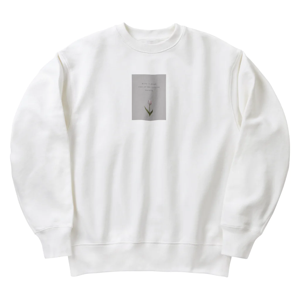 rilybiiのSalted vanilla condensed milk strawberry ice cream . Heavyweight Crew Neck Sweatshirt