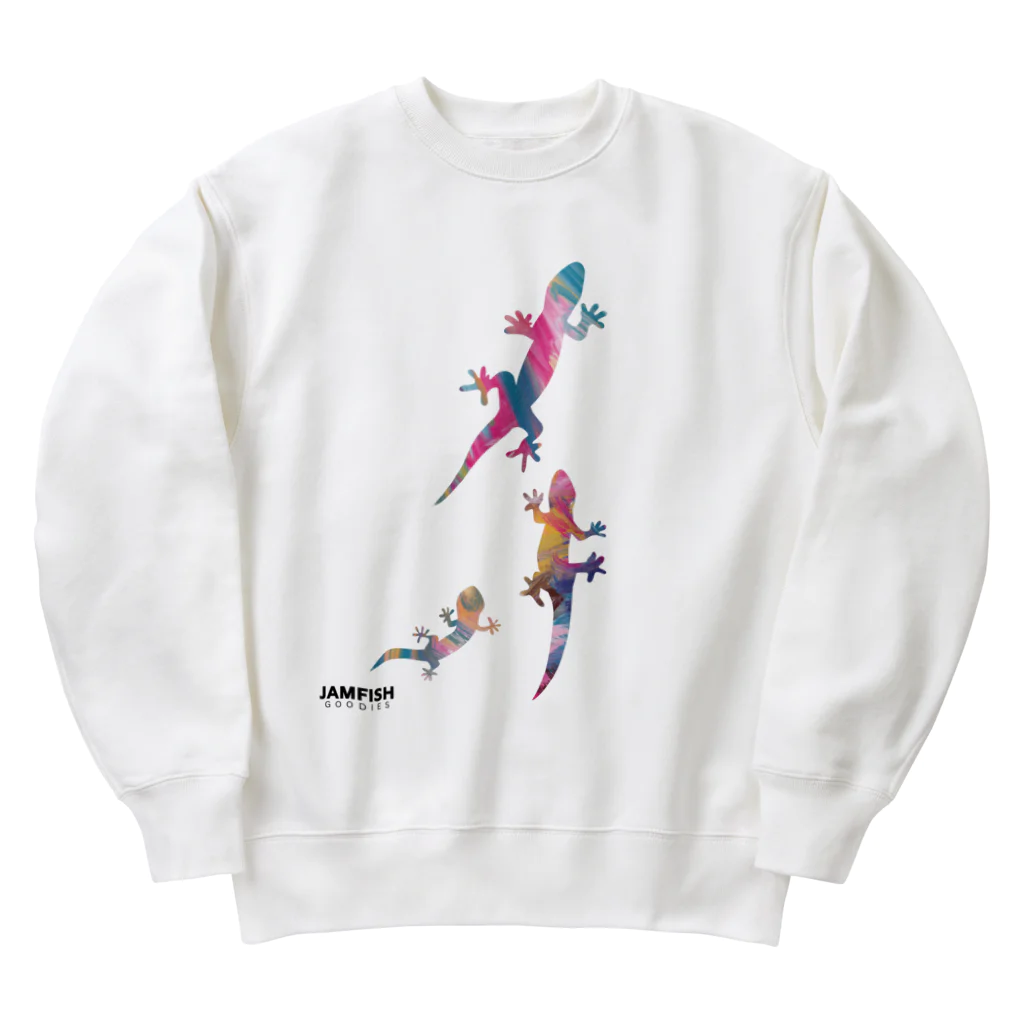 jamfish_goodiesのCOLORトカゲFAMILY Heavyweight Crew Neck Sweatshirt