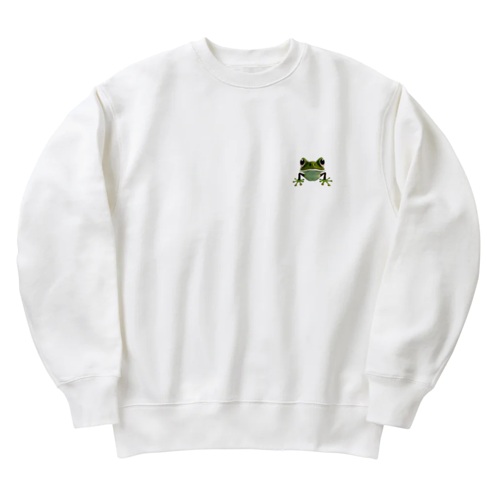 AI-assembleのワンポイントカエル Heavyweight Crew Neck Sweatshirt