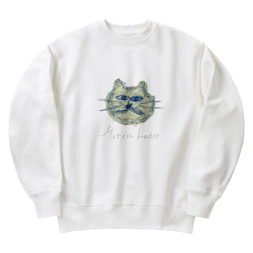 MARCOS LADORのヌコ2号 Heavyweight Crew Neck Sweatshirt