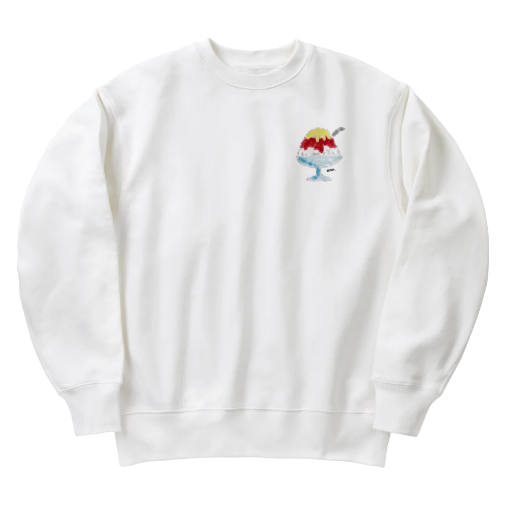 suisuiのいちご練乳かき氷 Heavyweight Crew Neck Sweatshirt