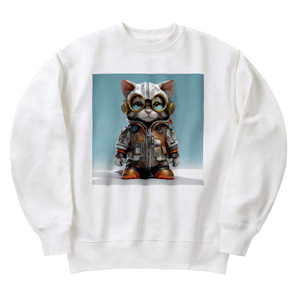 GreAの猫 Heavyweight Crew Neck Sweatshirt