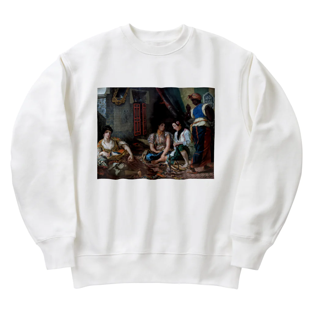 世界美術商店のアルジェの女たち / Women of Algiers in their Apartment Heavyweight Crew Neck Sweatshirt