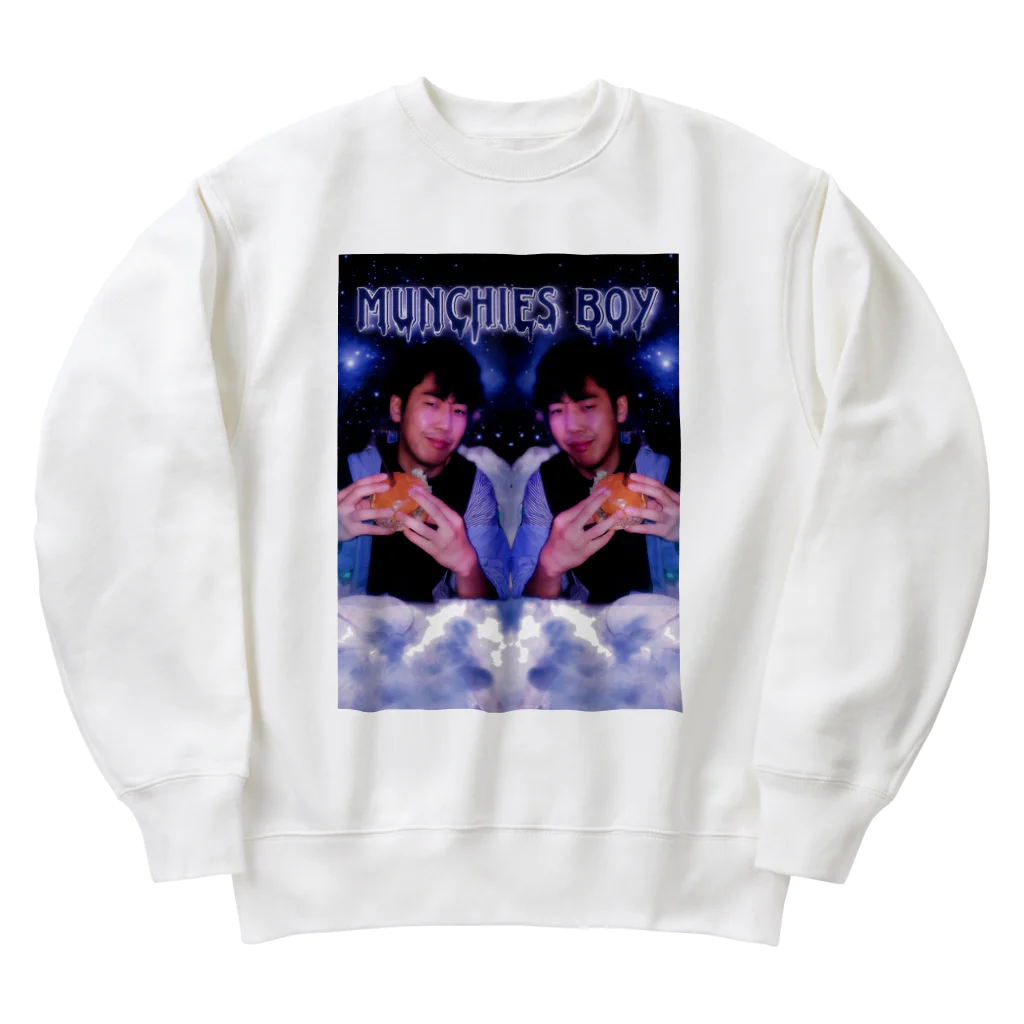 BIAS CRUSHERのMUNCHIES BOY Heavyweight Crew Neck Sweatshirt