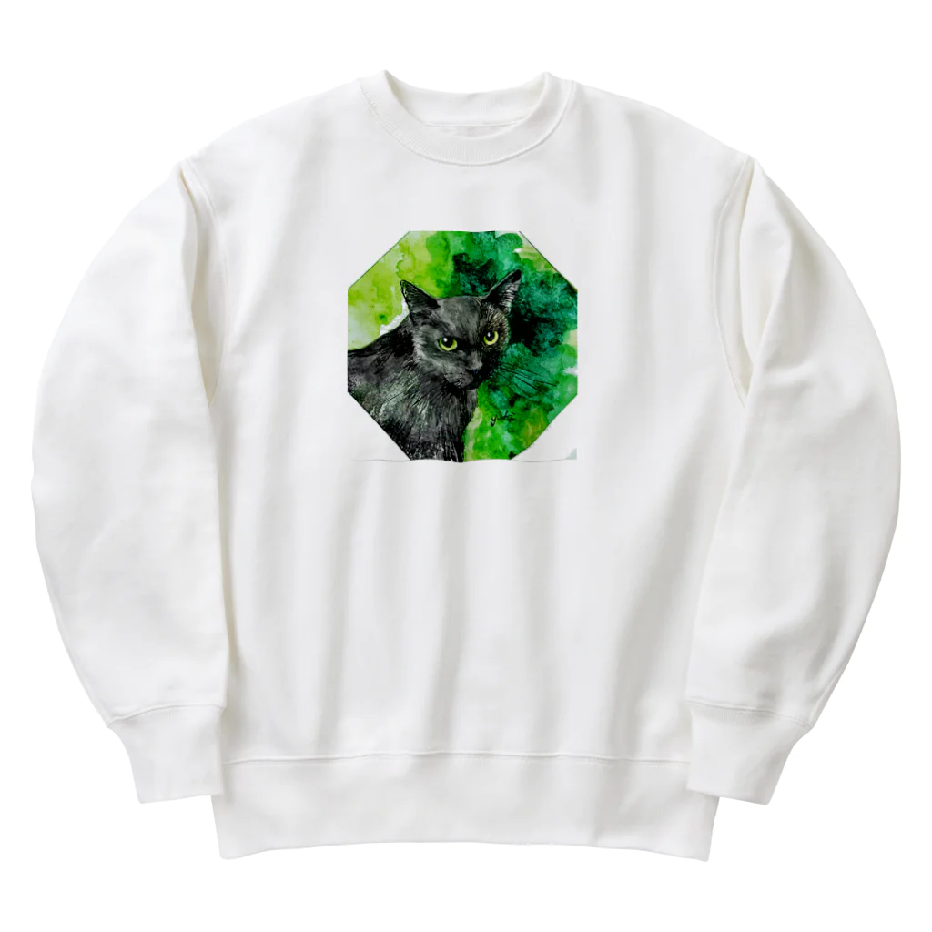 NEKONEEの黒恵 Heavyweight Crew Neck Sweatshirt