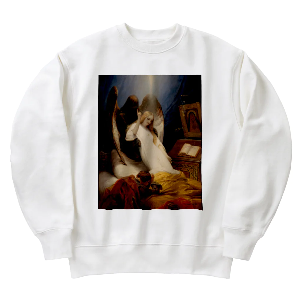 世界美術商店の死の天使 / Angel of the Death Heavyweight Crew Neck Sweatshirt