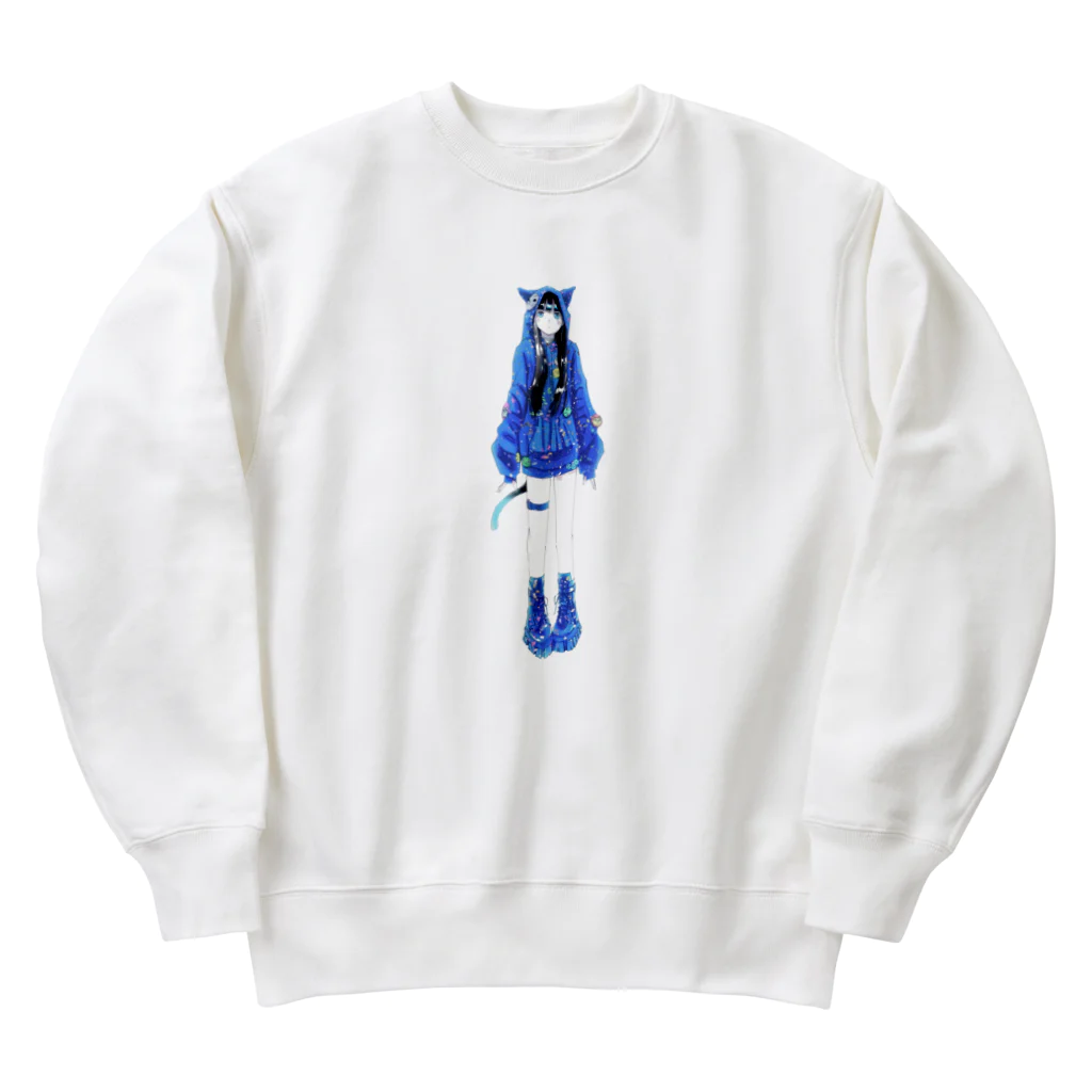 荒川拓朗のオリジナルキャラグッズ Heavyweight Crew Neck Sweatshirt