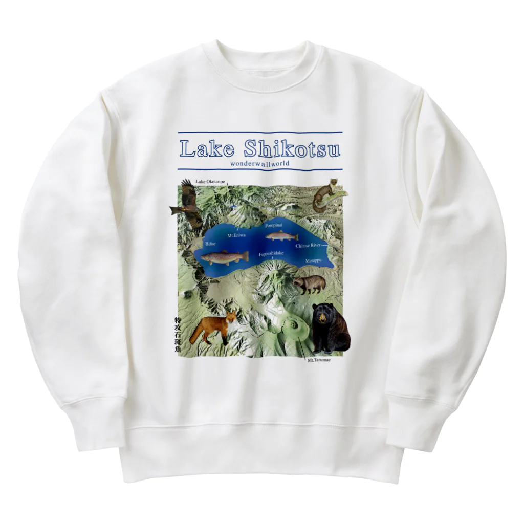 インドくんのLakeShikotsu Heavyweight Crew Neck Sweatshirt