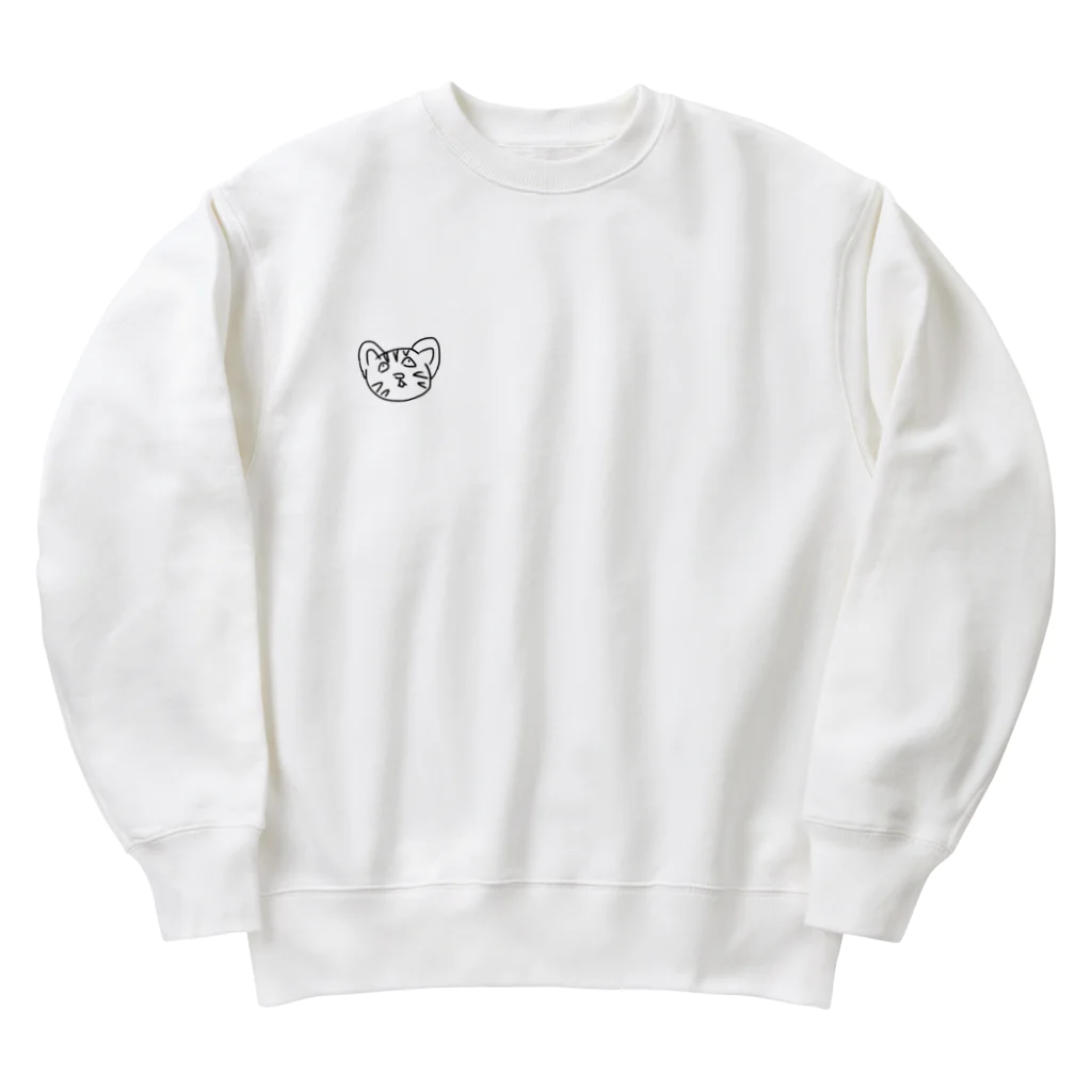 南日格人の10秒ネコ Heavyweight Crew Neck Sweatshirt