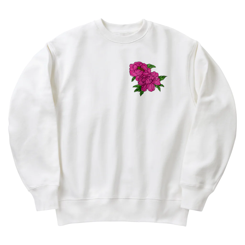 YASUPLANTS&AQUAの牡丹 Heavyweight Crew Neck Sweatshirt