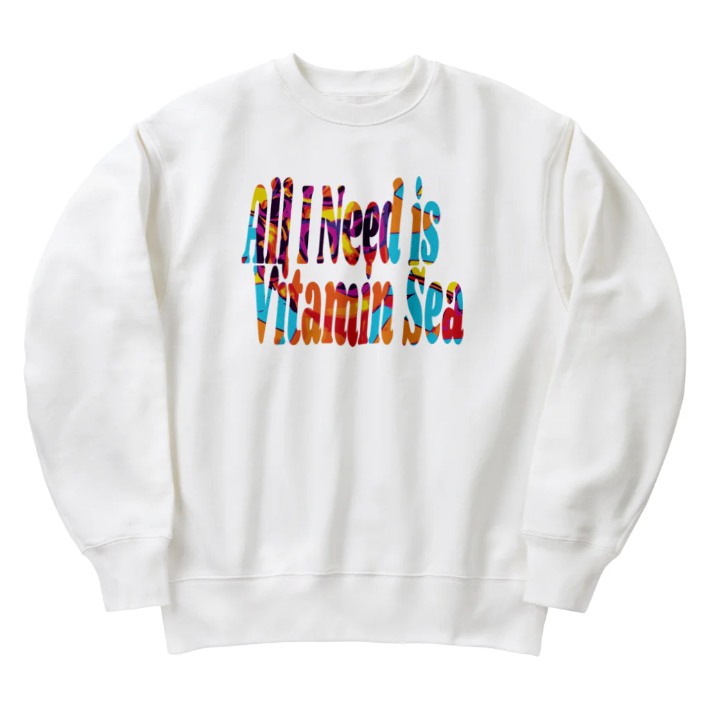 ぷんすこ(♂)のAll I Need is Vitamin Sea Heavyweight Crew Neck Sweatshirt