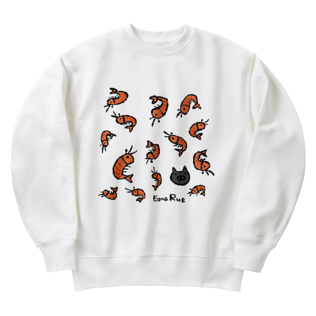 Edna_Rueのエビえび海老🦐！ Heavyweight Crew Neck Sweatshirt