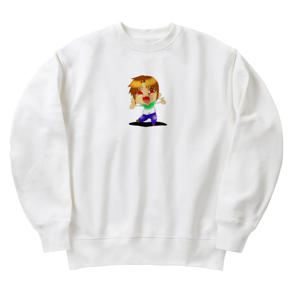 ケイチャンネル・K🐈のケイチャンネル公式グッズ　ちびケイシリーズ Heavyweight Crew Neck Sweatshirt