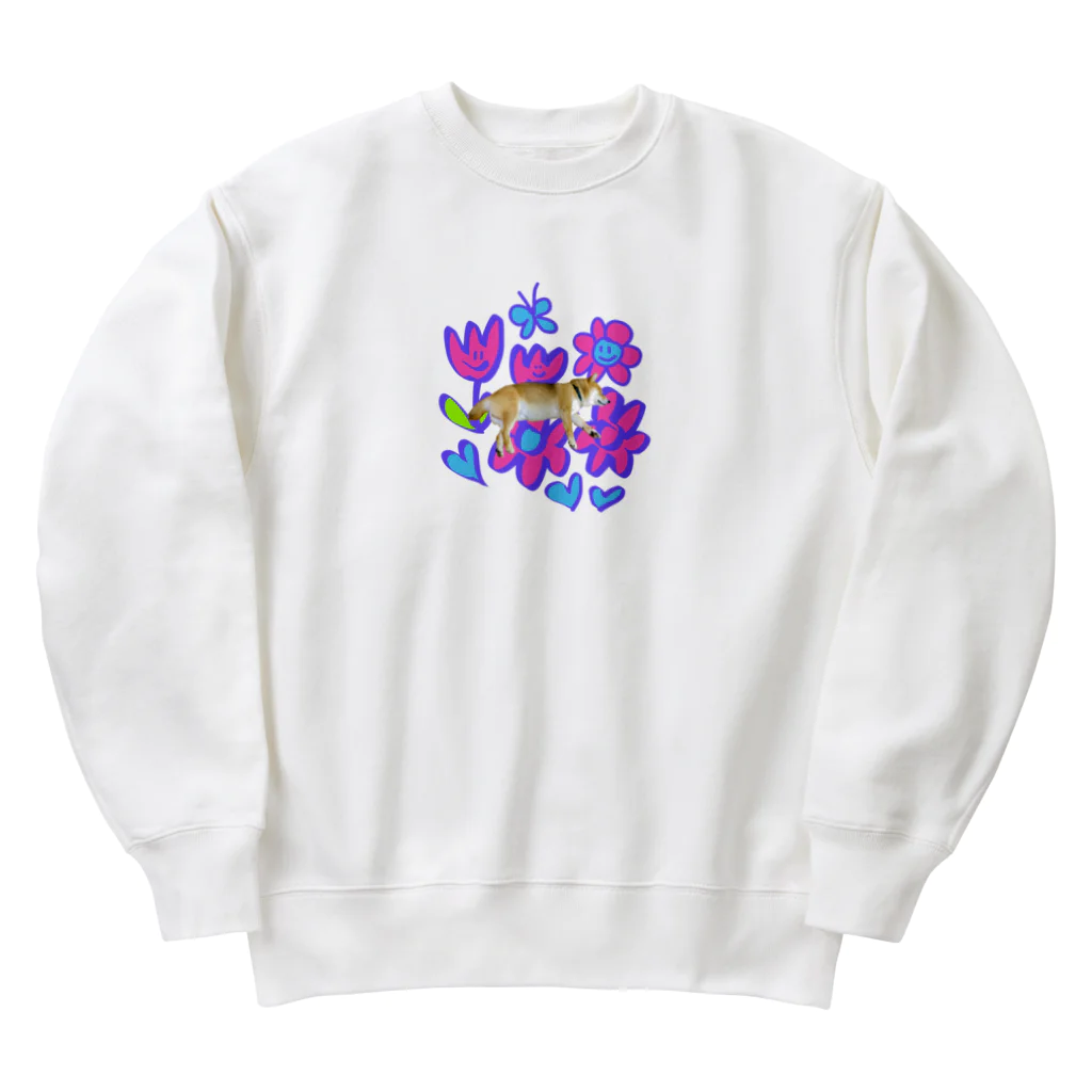 三姉妹とウフフのお店の夢見心地 Heavyweight Crew Neck Sweatshirt