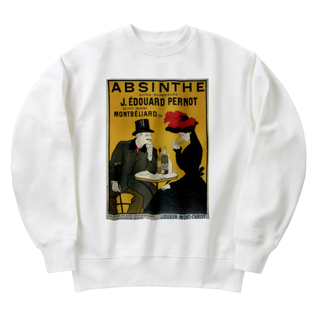 世界美術商店の超特急アブサン / Absinthe extra-supérieure J. Édouard Pernot Heavyweight Crew Neck Sweatshirt