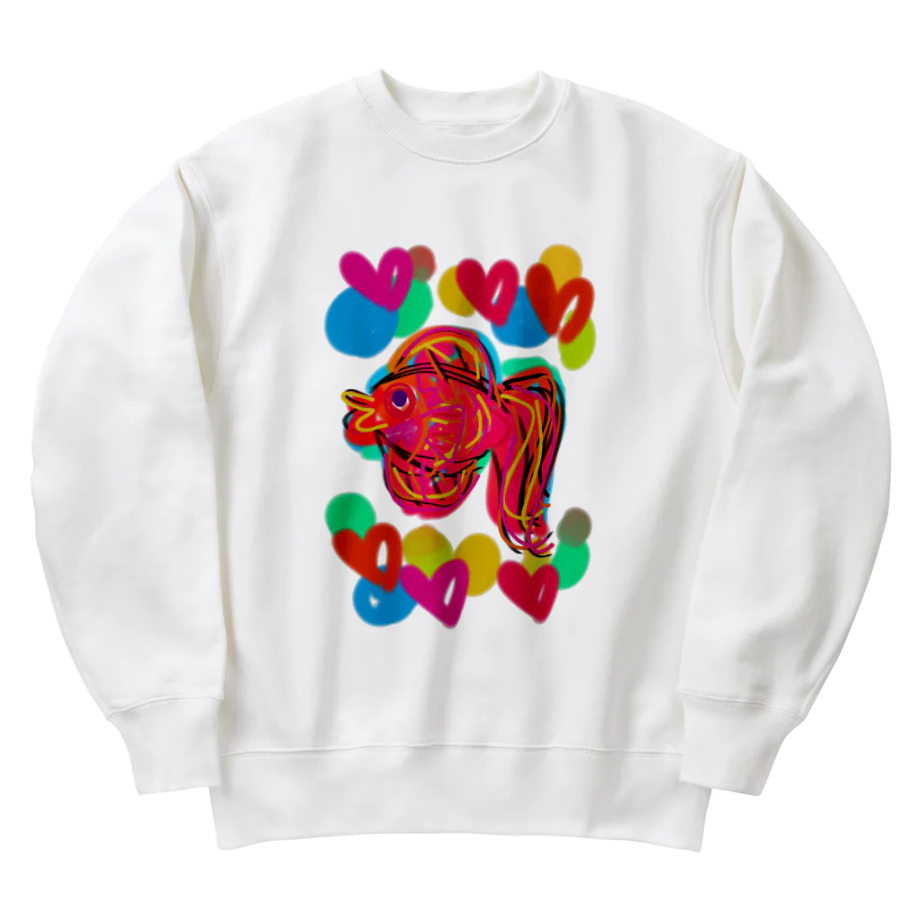 MAのカラフル金魚 Heavyweight Crew Neck Sweatshirt