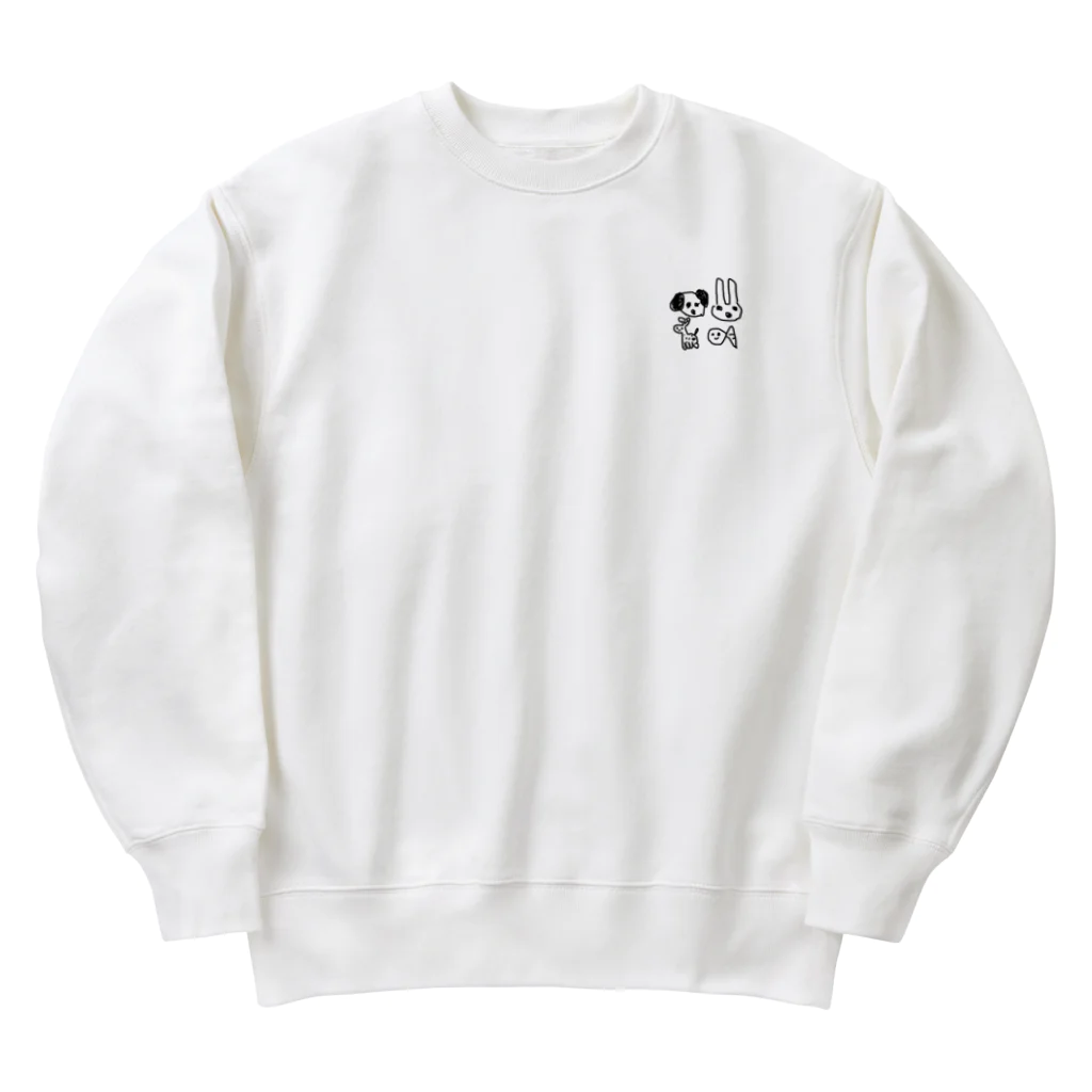 たそのおみせやさんのたそオールスターズ Heavyweight Crew Neck Sweatshirt