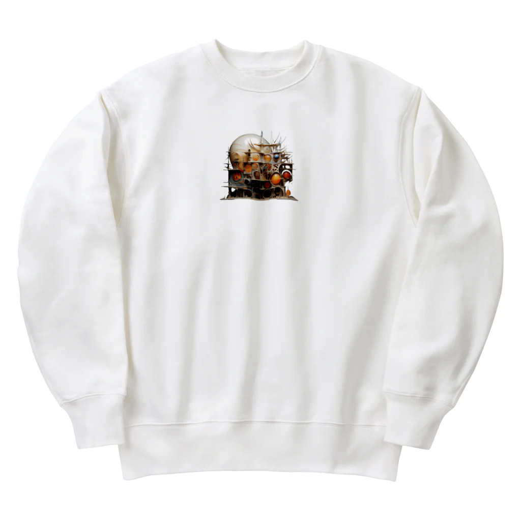 gomashio8899のアートのしろ Heavyweight Crew Neck Sweatshirt