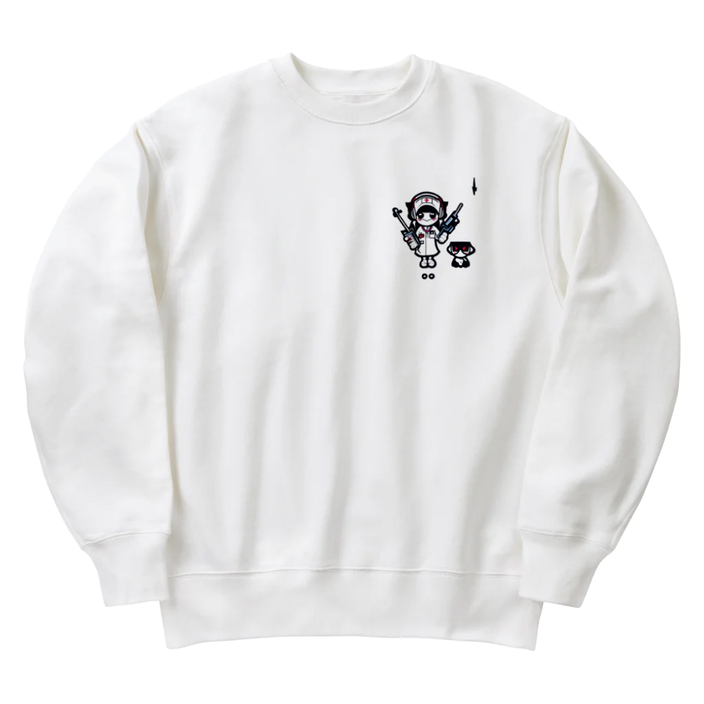 CuteCombatのCuteCombat_nurse(ナース)_ver.002 Heavyweight Crew Neck Sweatshirt