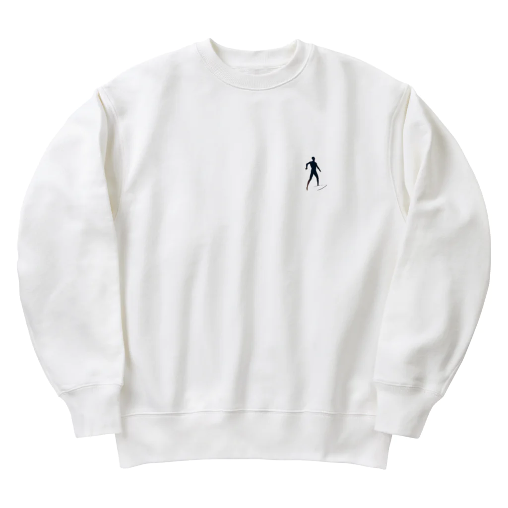 REN723のワンポイントサーファー Heavyweight Crew Neck Sweatshirt