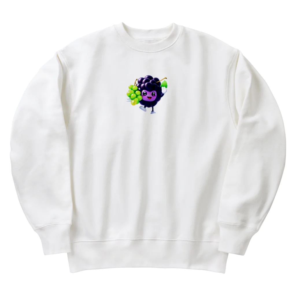 mebuki5678の茨城ベリーちゃん Heavyweight Crew Neck Sweatshirt