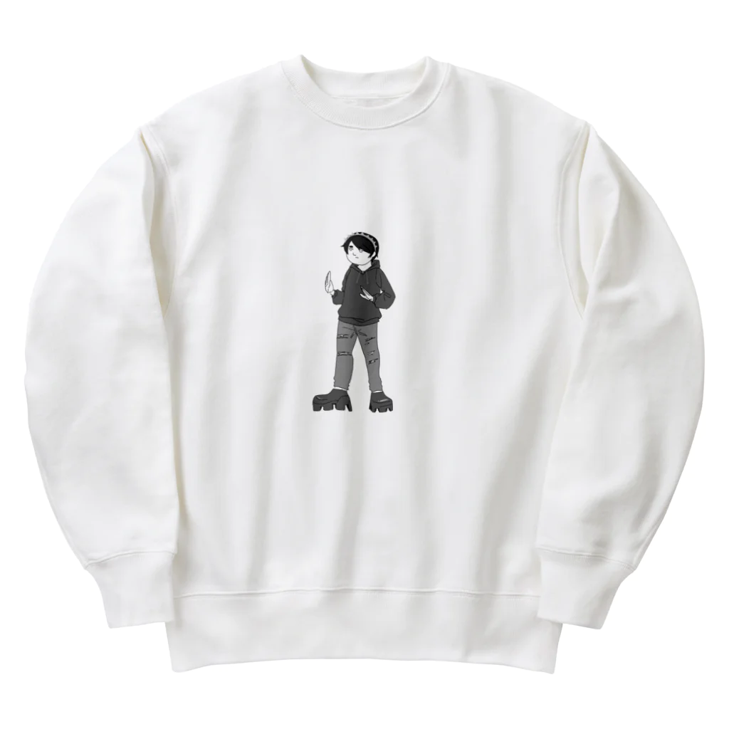 にんげんのただの人 Heavyweight Crew Neck Sweatshirt