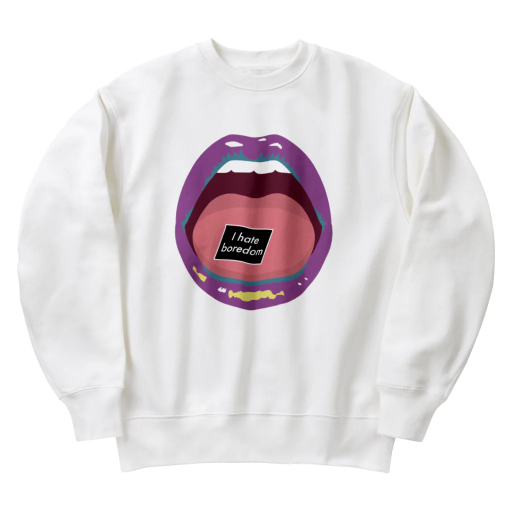 ゴトーアヒルのmouth & paper 退屈が大嫌いver. Heavyweight Crew Neck Sweatshirt