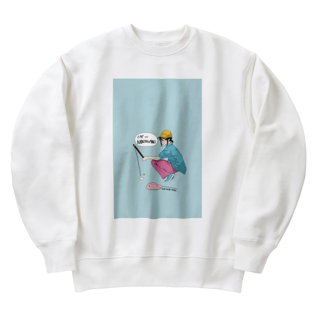 ちりげむしのCAPandKABUTOGANI Heavyweight Crew Neck Sweatshirt