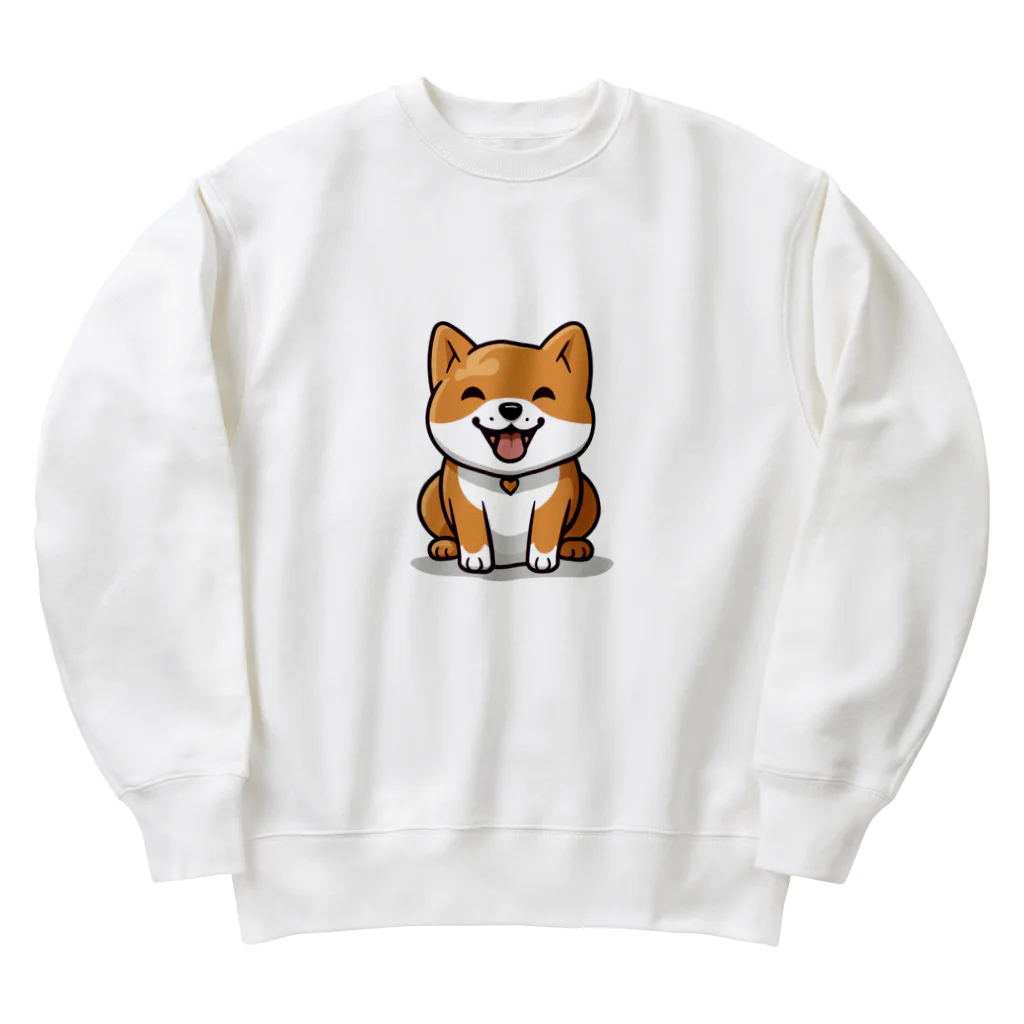 BunnyBloomのShiba Dog Heavyweight Crew Neck Sweatshirt