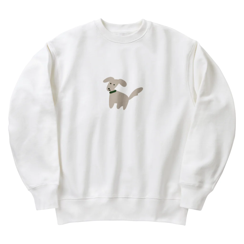 らくがき子さんのものづくり工房のこんにちわイヌ Heavyweight Crew Neck Sweatshirt