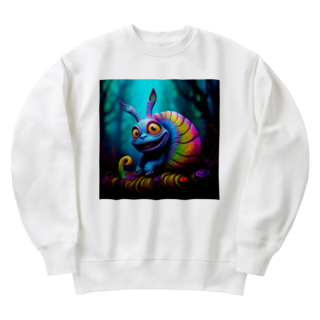 violetpennes23のチェシャ芋虫 Heavyweight Crew Neck Sweatshirt