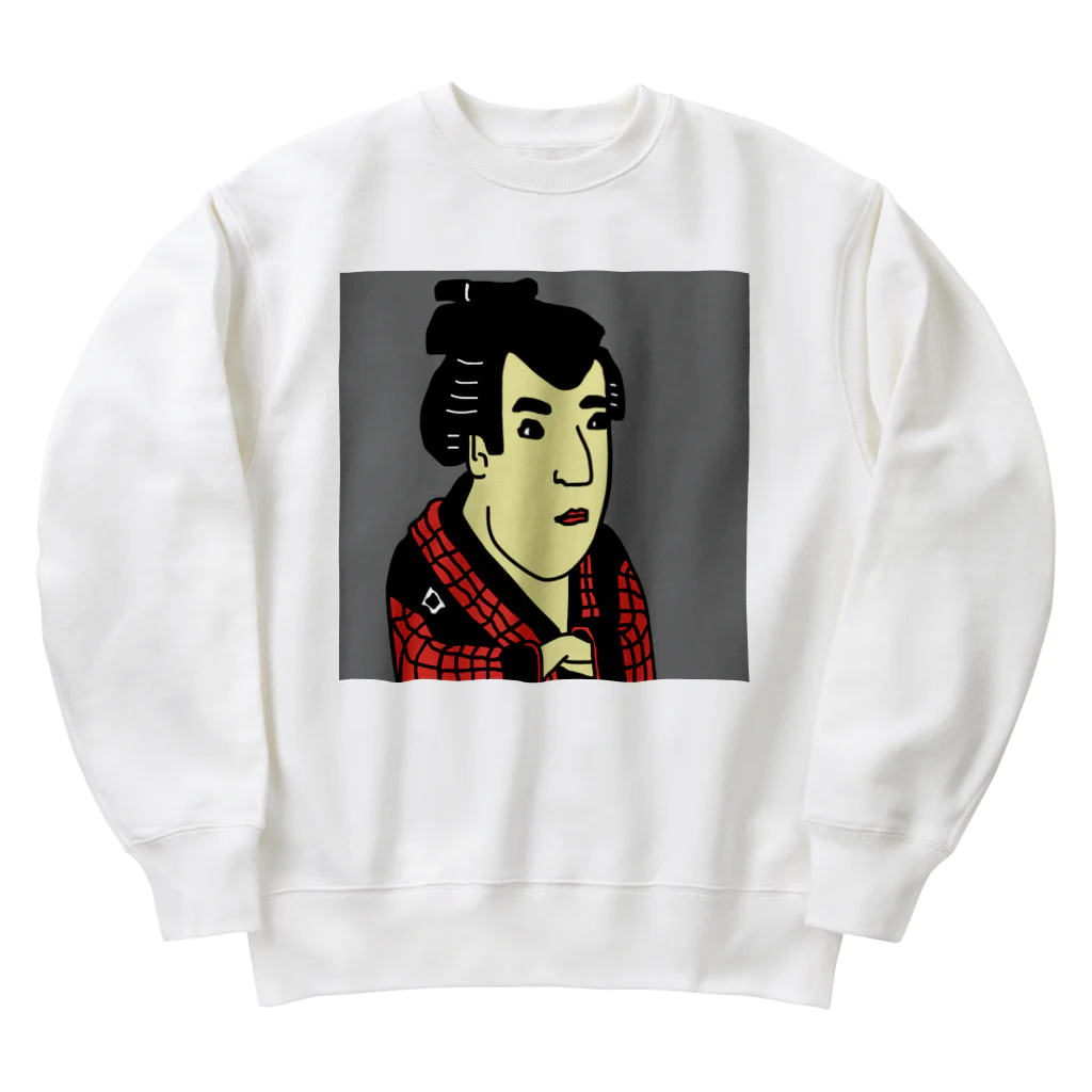 じゃぱにぃずぴぃぽぅの三代目市川八百蔵の田辺文蔵 Heavyweight Crew Neck Sweatshirt