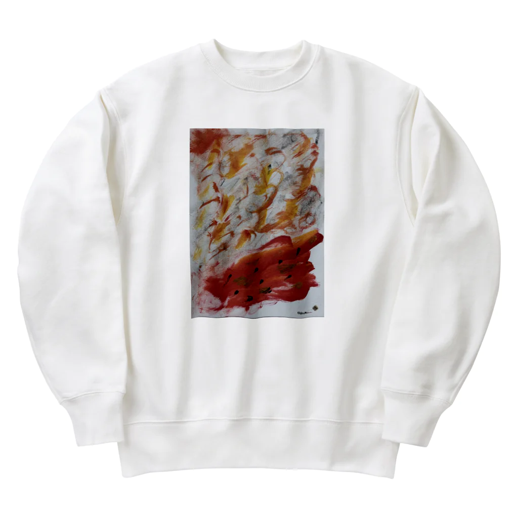 気まぐれ屋さんの真夏の果実 Heavyweight Crew Neck Sweatshirt